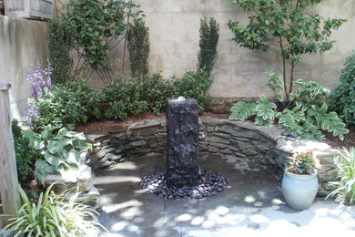This is an example of a mediterranean garden in DC Metro.