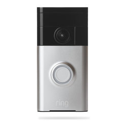 RING Video Doorbell &ndash; Satin Nickel - Home Electronics