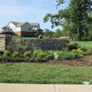 The Homeplace HOA Signage Wall Landscape - Lexington, Kentucky