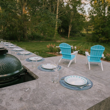 Hampton Limestone Grill Island
