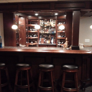 Custom Cherry Wine Bar