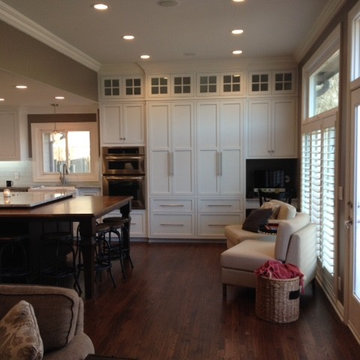MERGED LIVING SPACE WITH KITCHEN