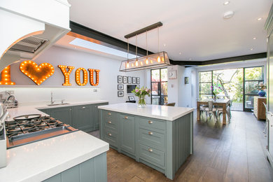 Contemporary kitchen.