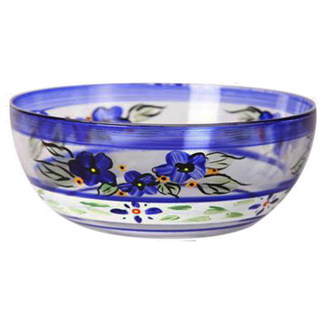 Blue Floral 11" Bowl