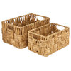 Coastal Brown Jute Rope Storage Basket Set 48955