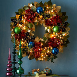 Holiday Royale 28" Christmas Wreath - Wreaths And Garlands