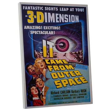 Sci Fi Movies "It Came from Outer Space" Gallery Wrapped Canvas Wall Art