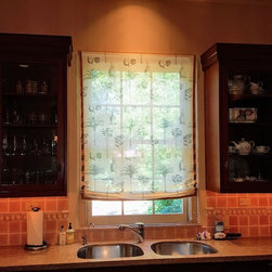 Flat and Hobbled Roman Shades - Products