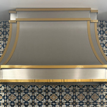 Custom Kitchen Stainless Steel Range Hoods by SINDA