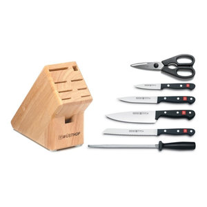Wusthof 35 Slot Knife Block Acacia Wusthof 35 Slot Knife Block Acacia