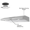 Cosmo 30" Under Cabinet Range Hood in Stainless Steel