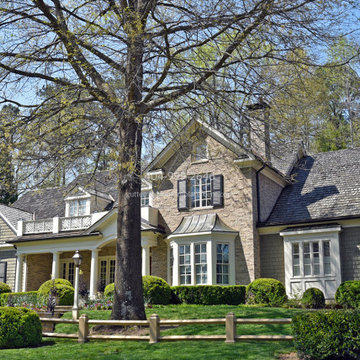 Half-Round Gutter Replacement in Sandy Springs Georgia