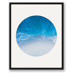 DDCG - Clarity Circle Print 24x30 Black Floating Framed Canvas - Create a calming coastal oasis with this beach-inspired wall art. This nautical accessory helps make any home a beach house. Made ready to hang for your home, this wall art is durable and lightweight. The result is a beautiful piece of artwork that will add a touch of seaside sentiment to your home.