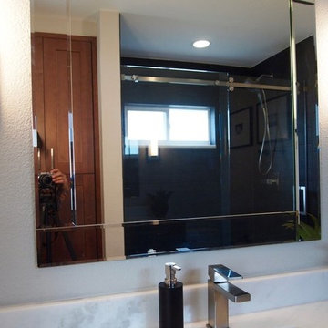 Barn Door Shower and Bathroom Remodel In Palm Harbor