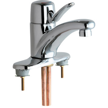 Chicago Faucets 2200-4E2805AB Centerset Bathroom Faucet - Chrome