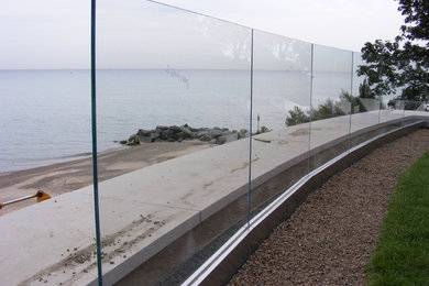Lake Michigan Glass Railing