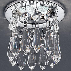 Crystal Drops Bathroom Downlight by Franklite - Flush-mount Ceiling Lighting