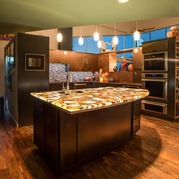 Backlit Agate Kitchen Countertop