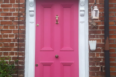 Front door new leaf and portico remake