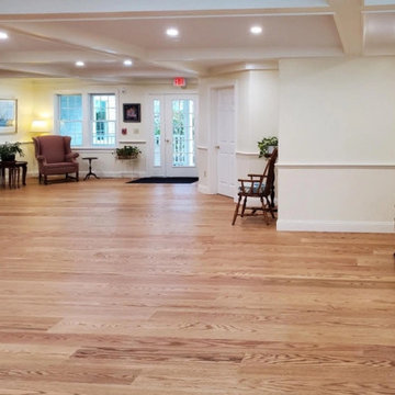Plain Sawn Red Oak Plank Flooring, Entry