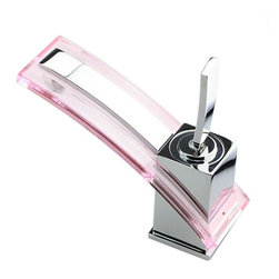 Lafayette Deck Mounted Bathroom Faucet- Brass Material chrome Finish - Bathroom Sink Faucets