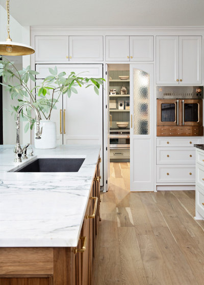 Transitional Kitchen by Stephanie Stroud Interiors