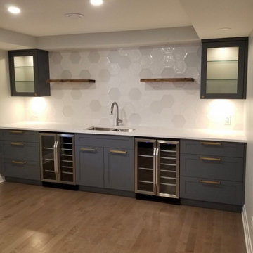 Barrhaven Basement Reno With Sauna/Gym & Bar Area