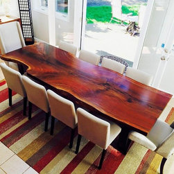 Live Edge Black Walnut Dining Table - Dining Tables