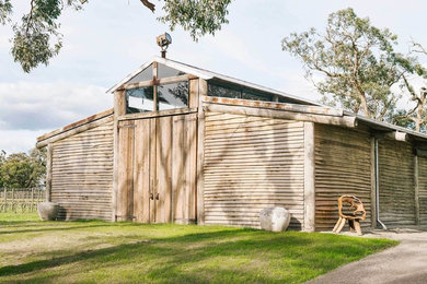 Design ideas for a country shed and granny flat in Melbourne.