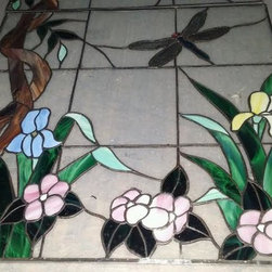 Flowers - Stained Glass Panels