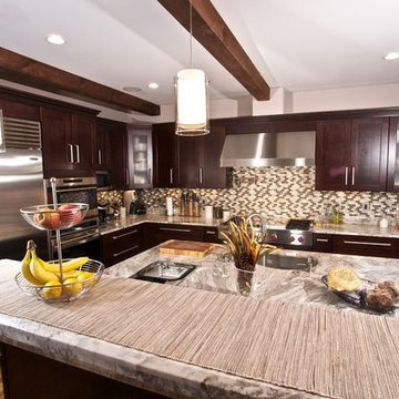 MODERN KITCHEN CHERRY