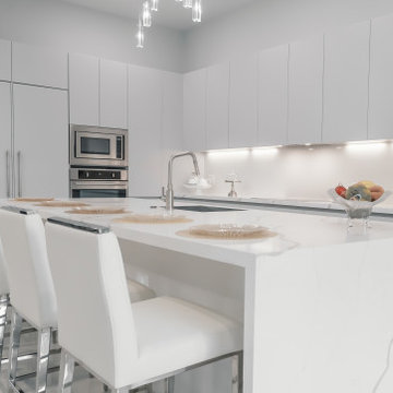 Sleek Elegance - Full Matte Lacquer Kitchen Project