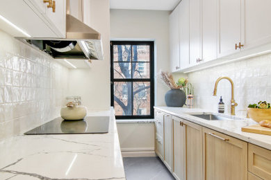 Home design - transitional home design idea in New York