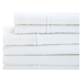 Supreme Elegance 1000TC 6 Pc. Queen Sheet Set - White