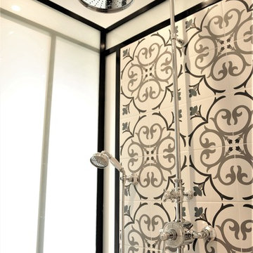 Salle de bain esprit art déco