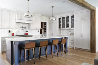 Inspiration for a transitional kitchen remodel in Toronto