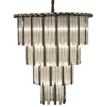 Chimes 15-Light Crystal Chandelier - Silver