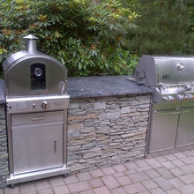 Outdoor pizza oven
