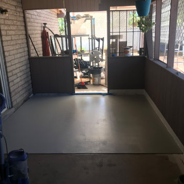 Sealing the Concrete Floor