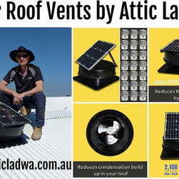 Solar roof vents Perth by Attic Lad WA - Products