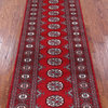 2' 7" X 8' 0" Runner Silky Bokhara Handmade Wool Rug - Q13780