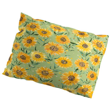 Deny Designs Ninola Design Countryside Sunflowers Summer Sham, Standard