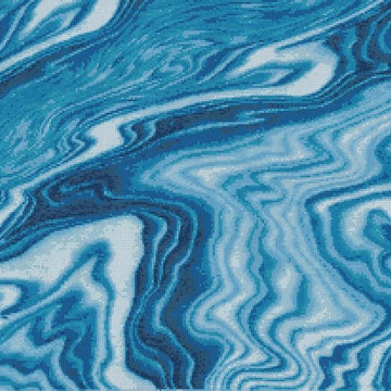 Midnight Water Fantasy | Glass Mosaic | PIXL Mist Collection