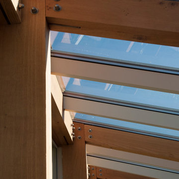 YES Glazing Solutions Crittall Conservatory with Atlas Roof and pre-aged copper