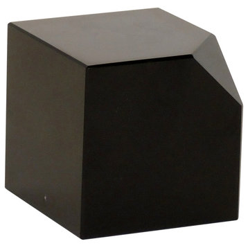 Crystal-Cut Corner Cube, Black