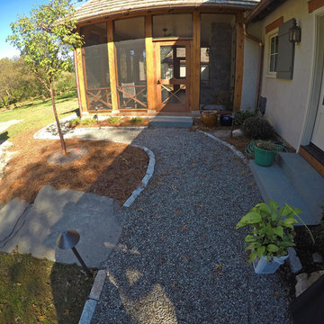 Natural Stone Outdoor Living Area