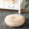 Clary Floor Pillow - Champagne
