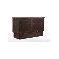 Night and Day Clover Dark Chocolate Cabinet Bed - Furniture