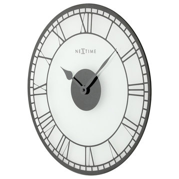 Big Ben Wall Clock, Frosted Glass, Battery Operated