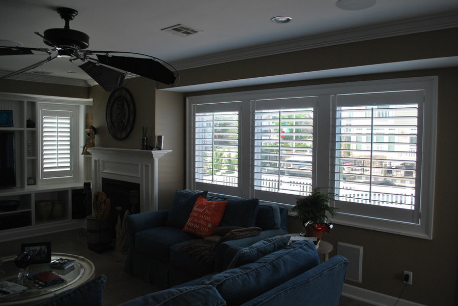 White Plantation Shutters